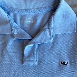 Light blue vineyard vines polo worn once